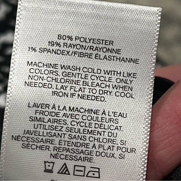 NWT Express Black and White Leopard Animal Print Mini Skirt Size XS - Picture 7 of 7